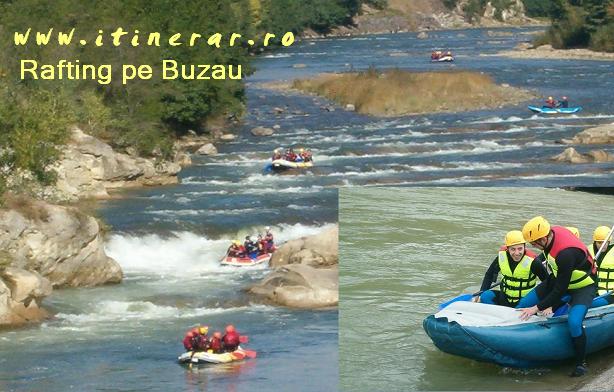 Rafting on the Buzau river